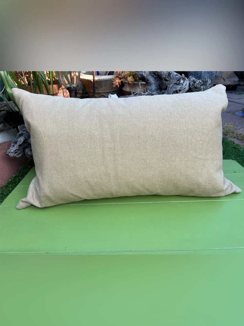 Pottery Barn Sunflower Lumbar Pillow & Cover Cotton/Linen Blend Autumn 25” x 15”